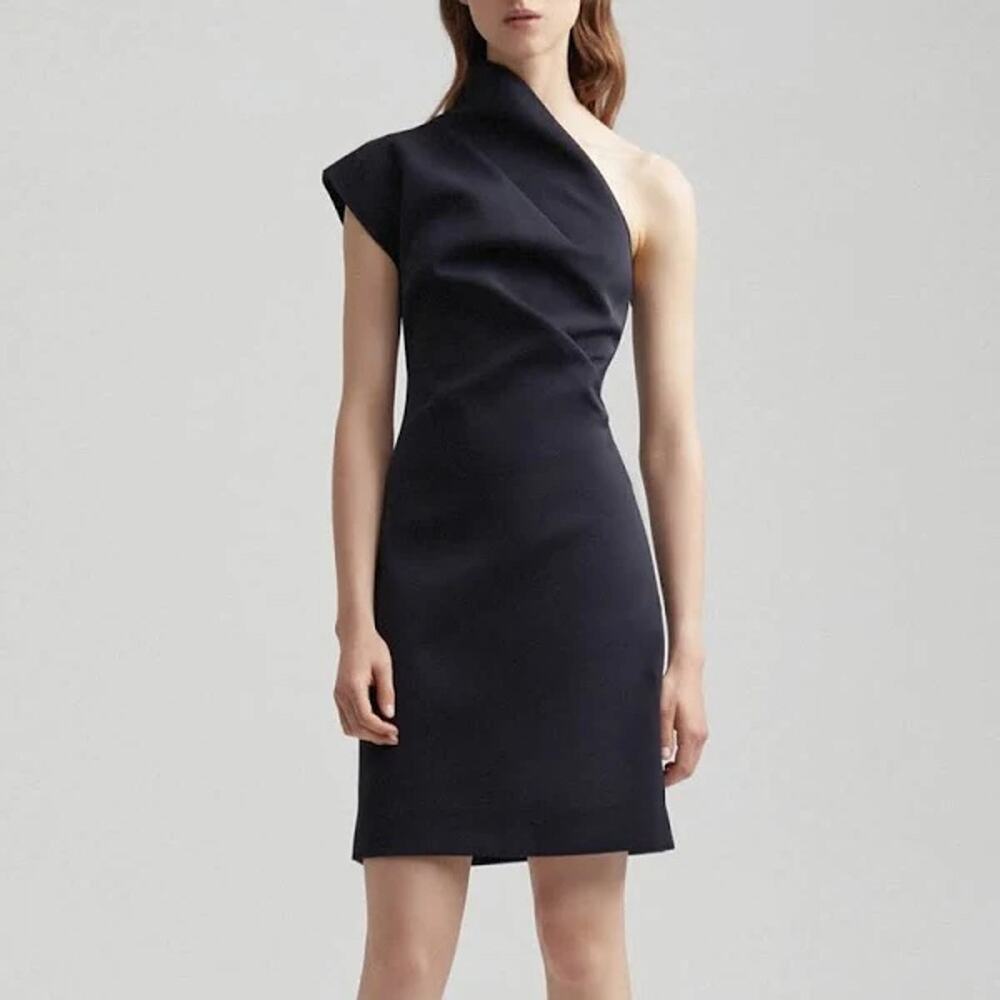 ACLER Anguson One Shoulder Mini Cocktail Dress 2 XS